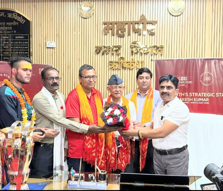 Rishikesh’s Rakesh Kumar Wins SOG Grandmaster