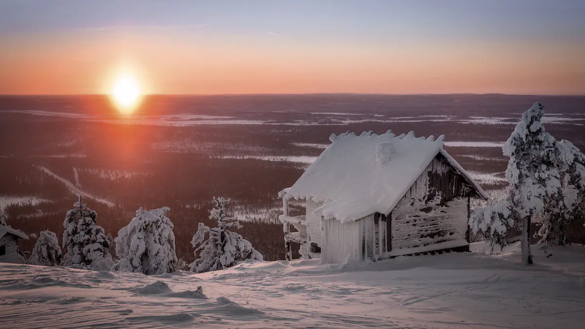 Santa's cabin Levitunturi, Lapland, Credit - Finnair